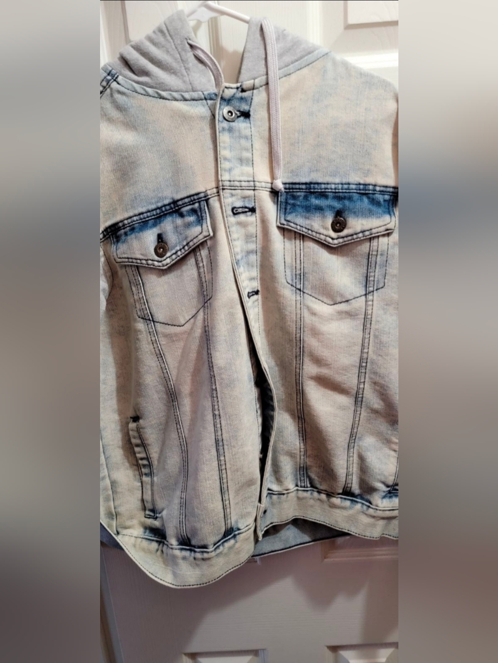 Ring of fire Jean Jacket Hoodie